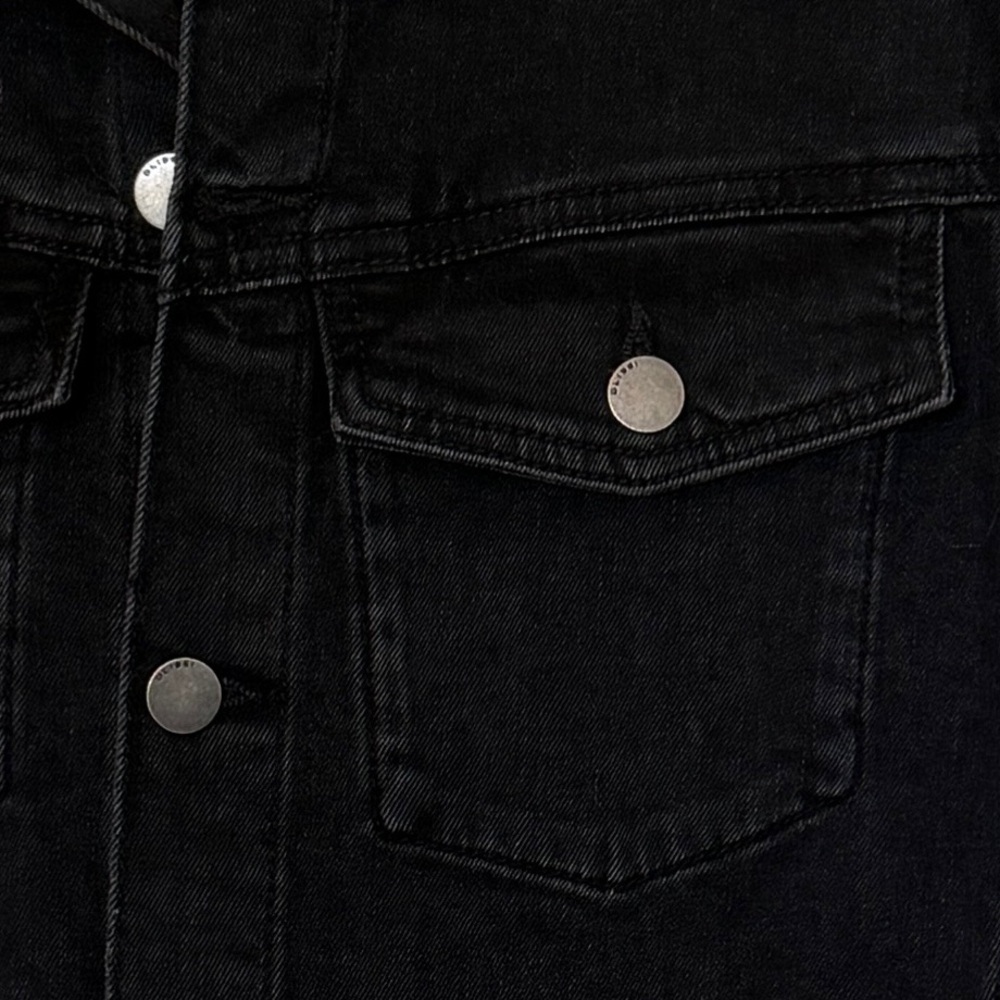 DL1961 NWOT Viika Black Denim Jacket - Picture 8 of 9